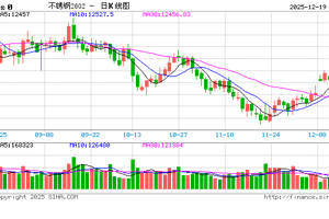 开盘|国内期货主力合约涨跌互现 不锈钢（SS）涨近3% 缩略图